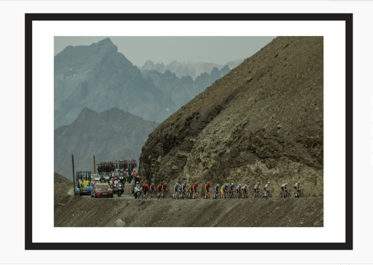 Cime de la Bonette – Tour de France (w ramce)