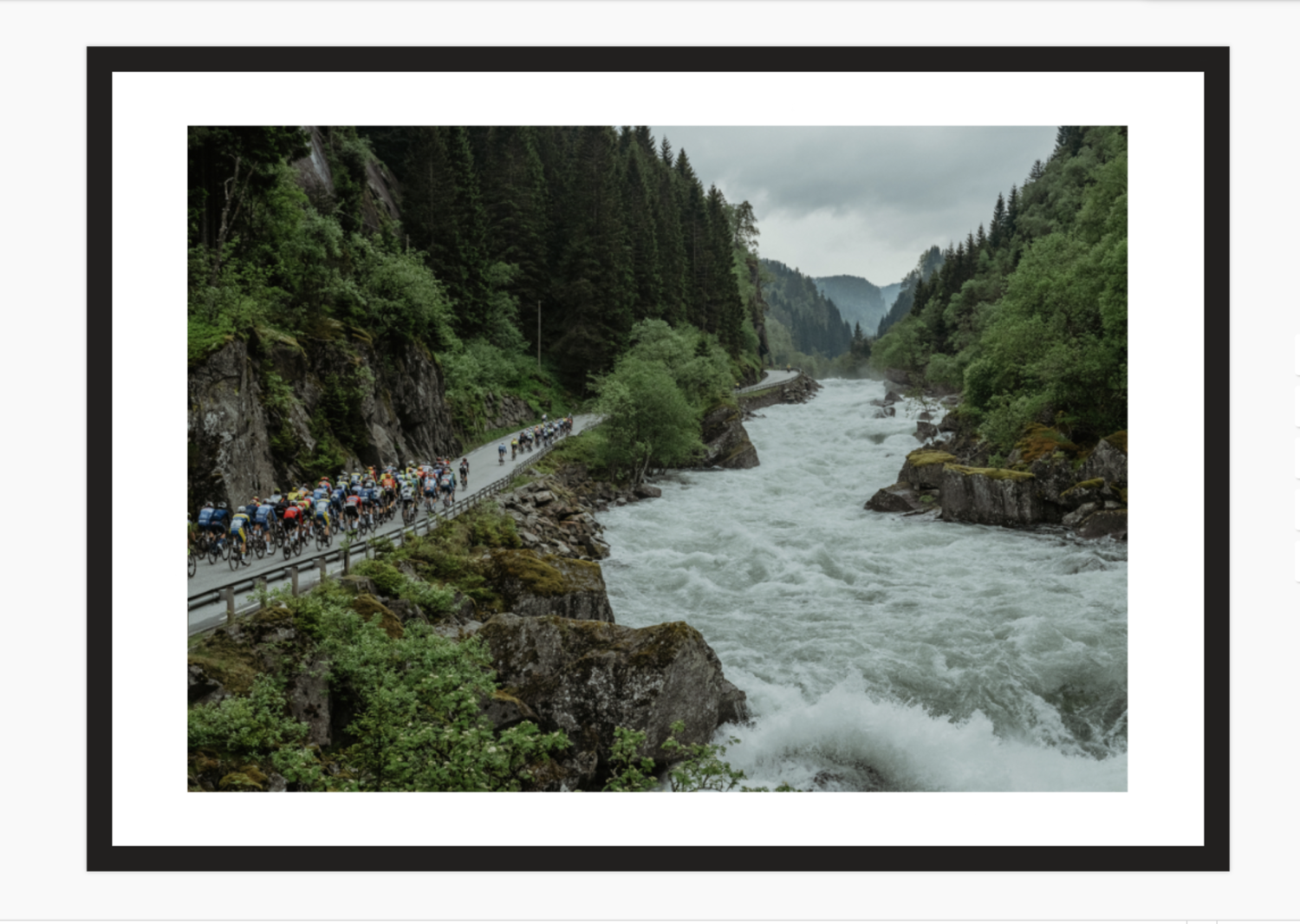 Riverside – Tour-of-Norway (framed)