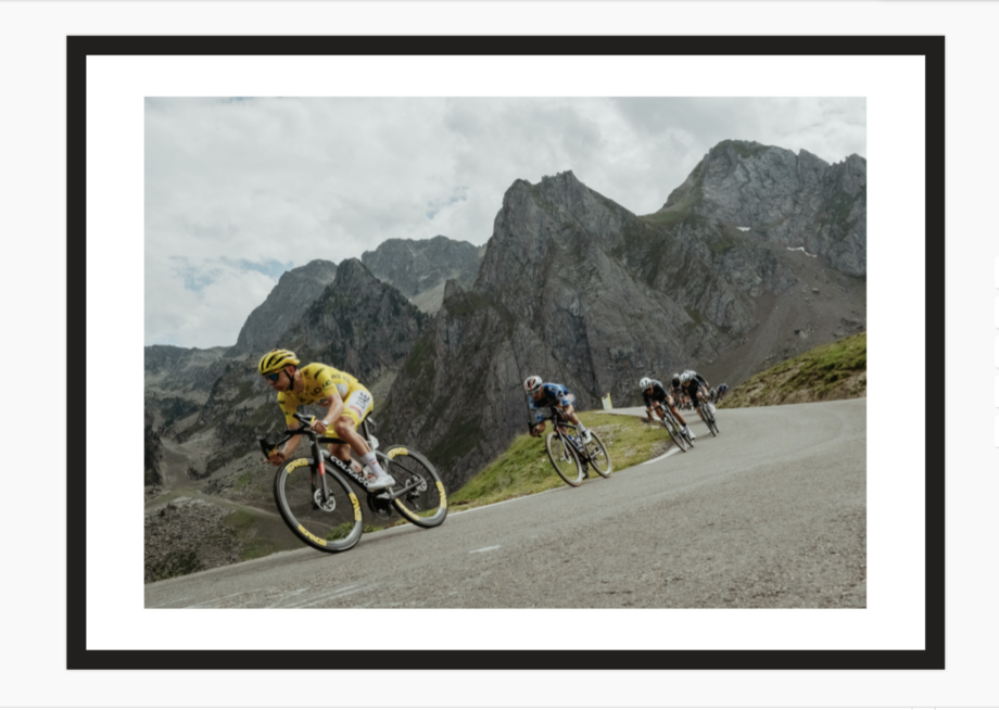 Tadej & Tourmalet – Tour de France (framed)