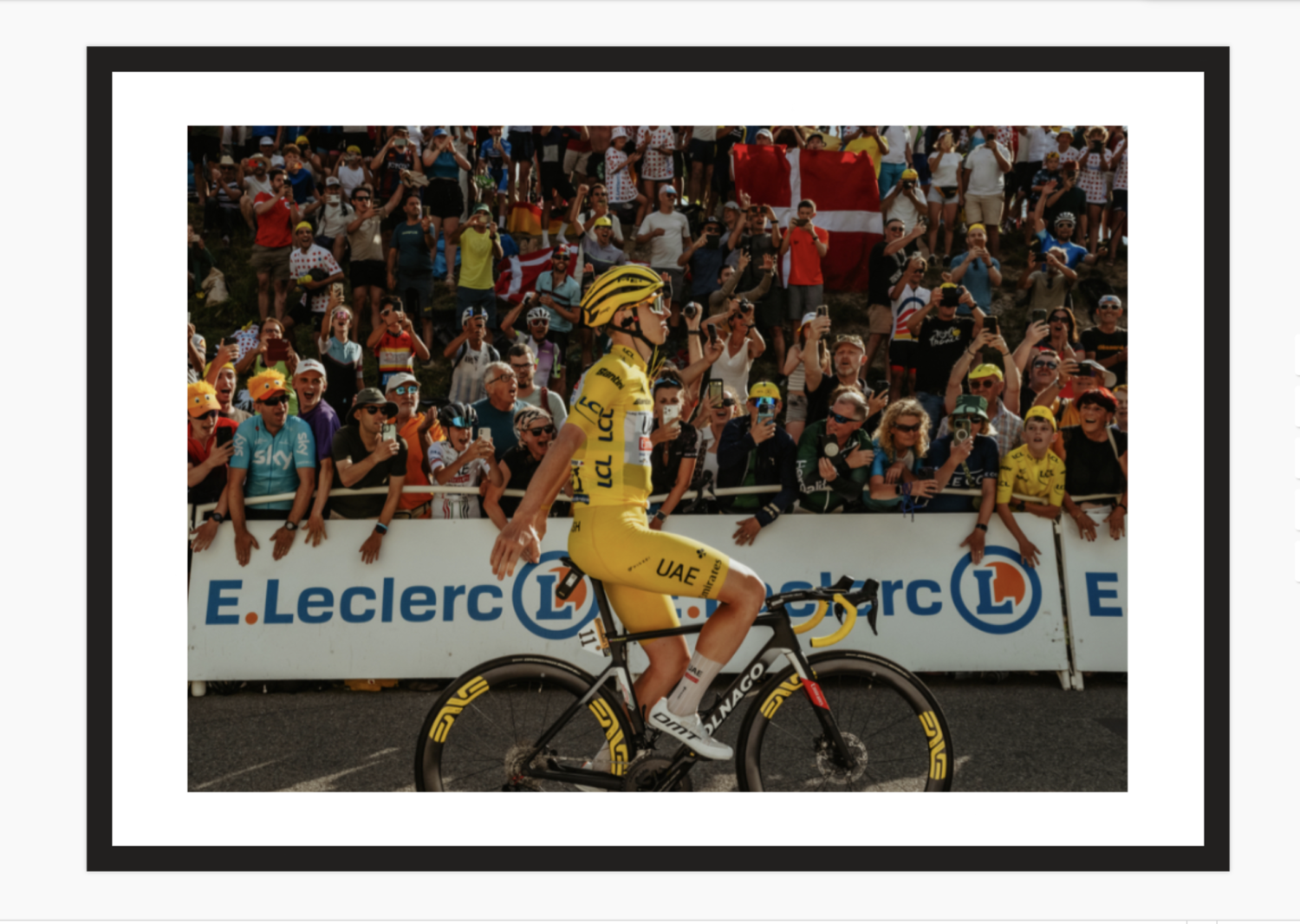 Tadej – Pontarlier – Tour de France (w ramce)